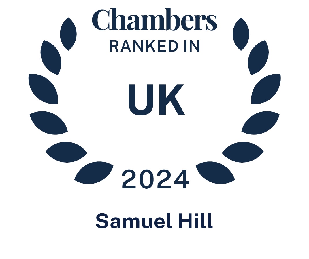 Chambers Top Ranked 2024 - Samuel Hill